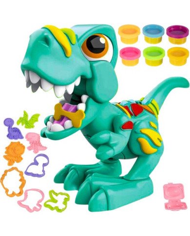 Plastelin dinozaver set