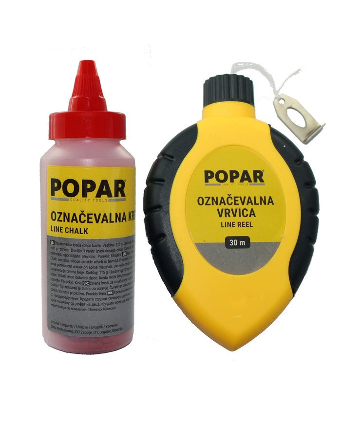 VRVICA OZNAČEVALNA Blister embalaža, POPAR 30 m, 115 g, modra