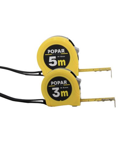 METER TRAČNI ABS ohišje, POPAR 3m/16mm