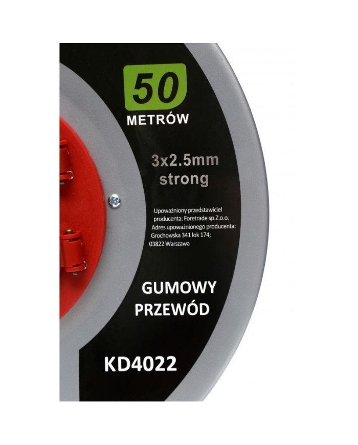 Kolutni podaljšek 50m 2,5 mm
