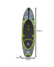 Napihljiva SUP deska za veslanje z dodatki 335cm