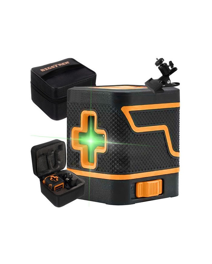 Elektronski križni zeleni laserski nivelir z torbo