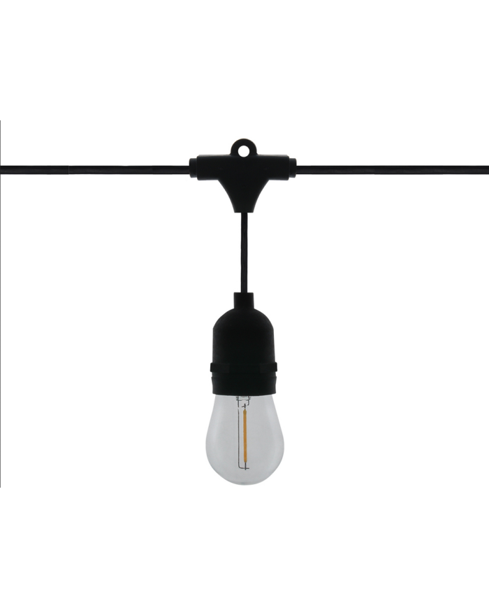 Vrtna LED girlanda z žarnicami 10 x E27 10m IP44