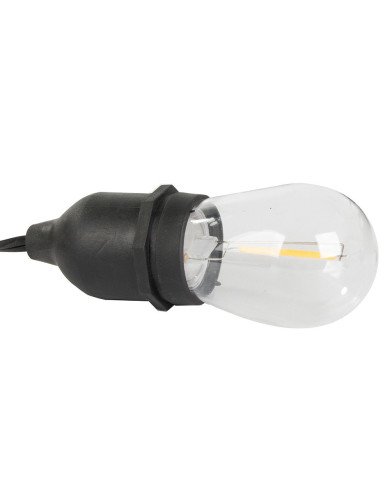 Vrtna LED girlanda z žarnicami 10 x E27 10m IP44