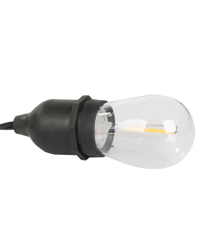 Vrtna LED girlanda z žarnicami 10 x E27 10m IP44
