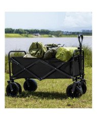 Zložljiv transportni voziček za plažo in kampiranje do 100kg