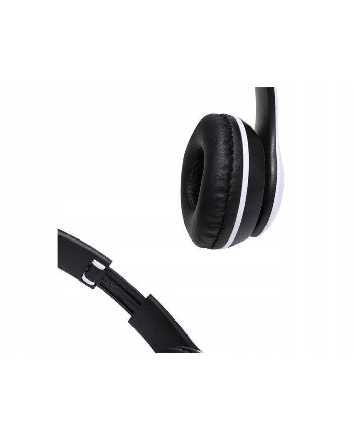 Bluetooth brezžične slušalke bele FM SD MP3 + mikrofon