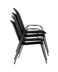 Vrtni stoli iz tekstila Sofotel SO-980, komplet 4 kosov