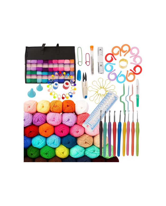 Komplet za kvačkanje - 113 kosov