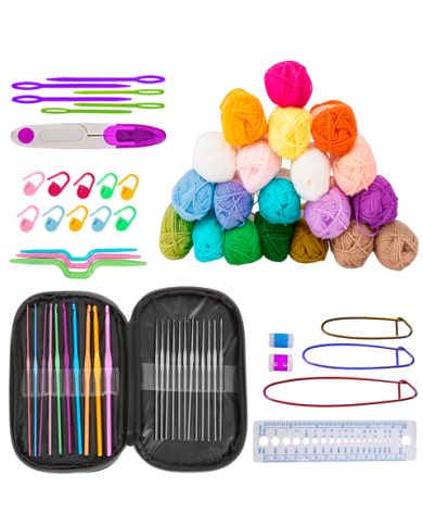 Komplet za kvačkanje set 69 kosov