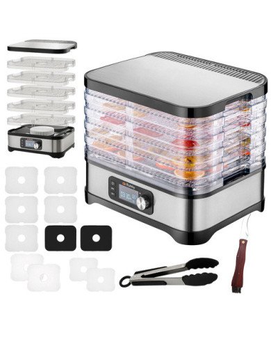 Električni sušilnik hrane zelenjave, gob in sadja LCD