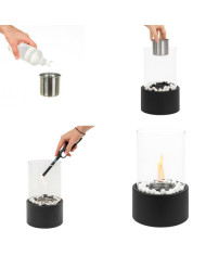 Prostostoječi biokamin na bioetanol 28x16cm