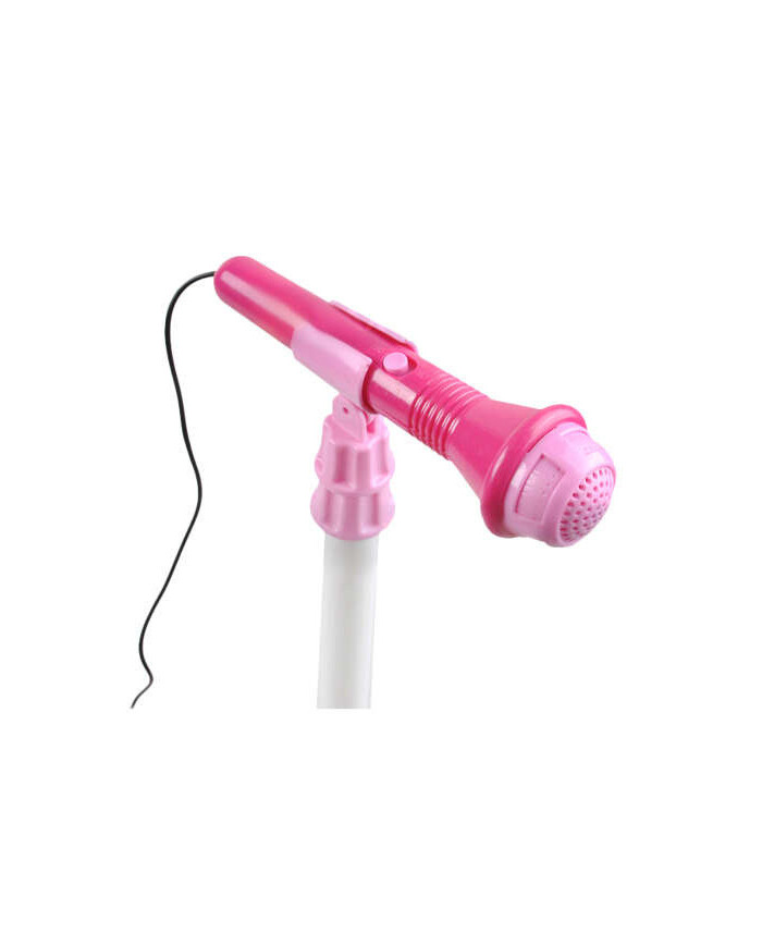 Otroški set LED električne kitare mikrofona in ojačevalca MP3 roza