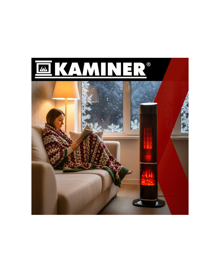 Električni ventilatorski grelni kamin 2000W