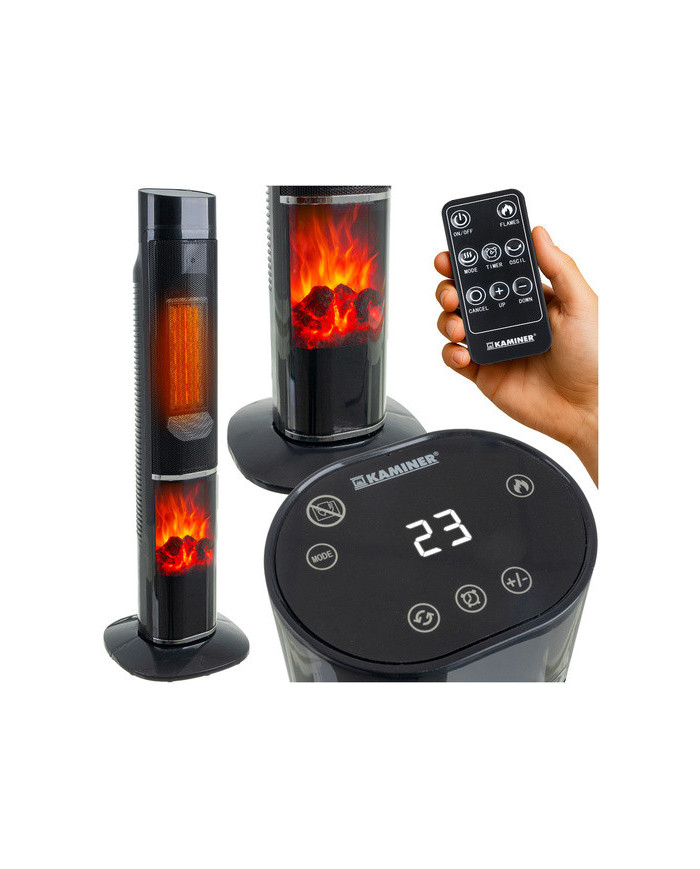 Električni ventilatorski grelni kamin 2000W