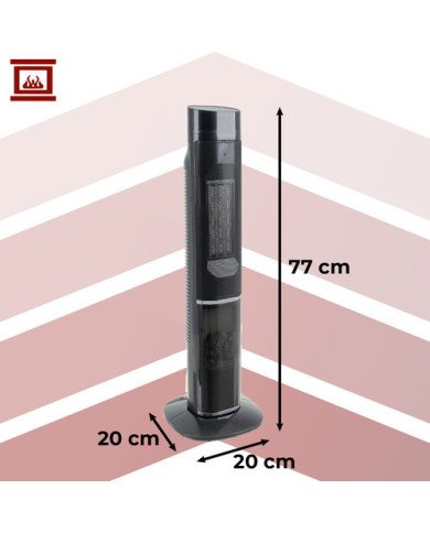 Električni ventilatorski grelni kamin 2000W