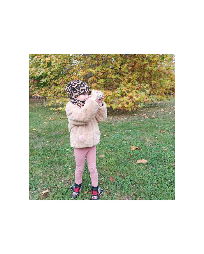 Otroški fotoaparat roza 32GB miniSD kartica