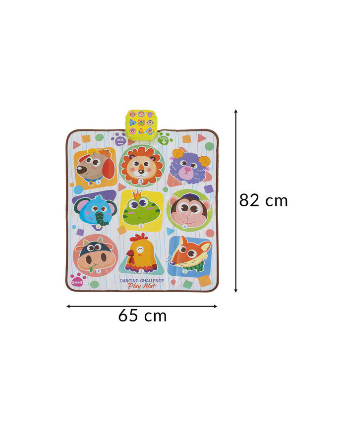 Interaktivna plesna podloga živali