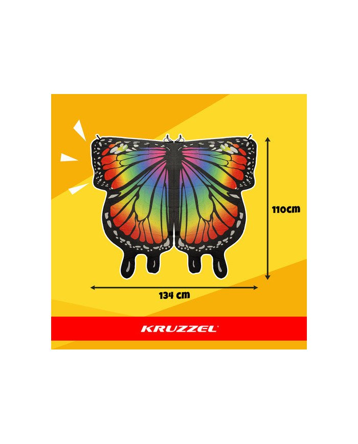 Pustni kostum metulja 3-delni