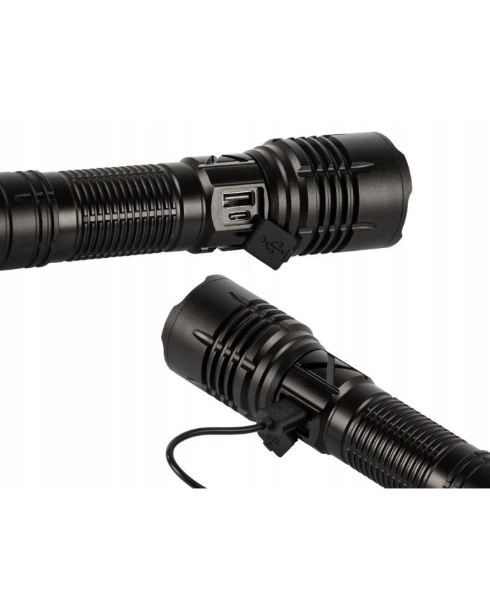 Bailong taktična LED svetilka polnilna