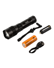 Bailong taktična LED svetilka polnilna