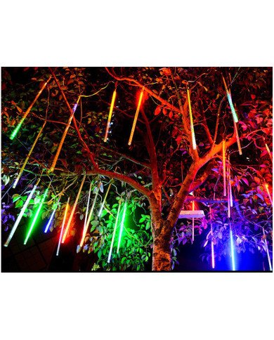 LED novoletne lučke meteorni dež