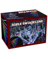 LED novoletne lučke meteorni dež