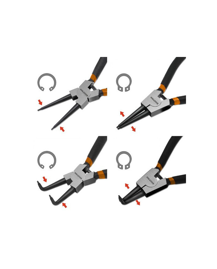 Komplet klešč za seger obročke 4 kos