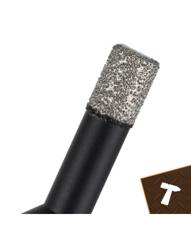 BIGSTREN set 6 diamantnih kronskih žag M14 za keramiko in kamen 6-68mm + adapter