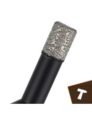 BIGSTREN set 6 diamantnih kronskih žag M14 za keramiko in kamen 6-68mm + adapter