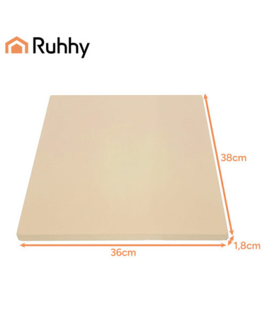 Ruhhy Šamotni kamen za peko pizze ali kruha z loparjem