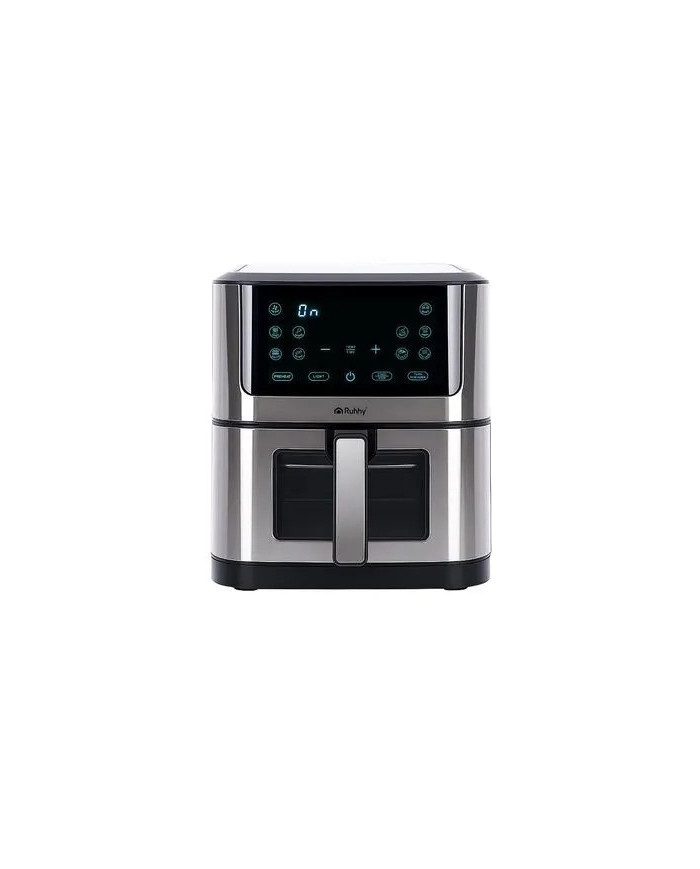 Cvrtnik na vroč zrak Air Fryer Ruhhy 8L XXL — Brez maščobe, 10 samodejnih programov, LED zaslon